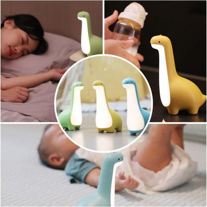 DinoSnug Soft Glow Dinosaur Night Light for Kids