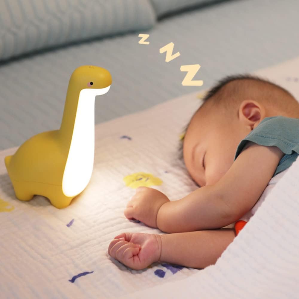 DinoSnug Soft Glow Dinosaur Night Light for Kids