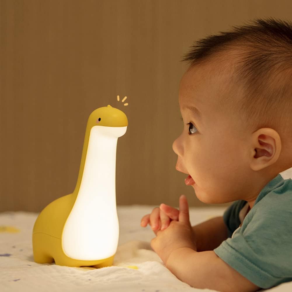 DinoSnug Soft Glow Dinosaur Night Light for Kids