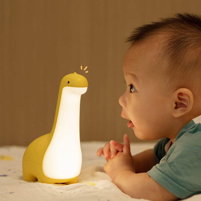 DinoSnug Soft Glow Dinosaur Night Light for Kids
