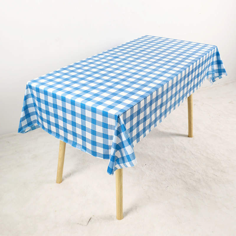 Disposable Plastic Tablecloths 10 Pack PEVA Waterproof Stain Resistant Covers
