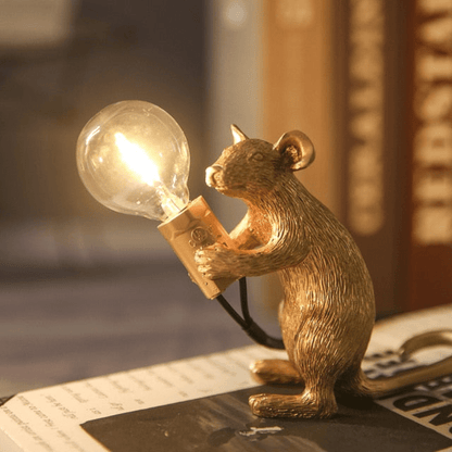 Doctor Mousey design muizenlamp unieke LED tafel- en plankverlichting