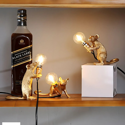 Doctor Mousey design muizenlamp unieke LED tafel- en plankverlichting