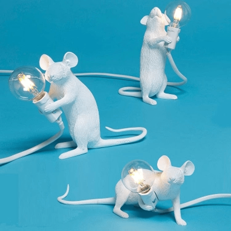 Doctor Mousey design muizenlamp unieke LED tafel- en plankverlichting