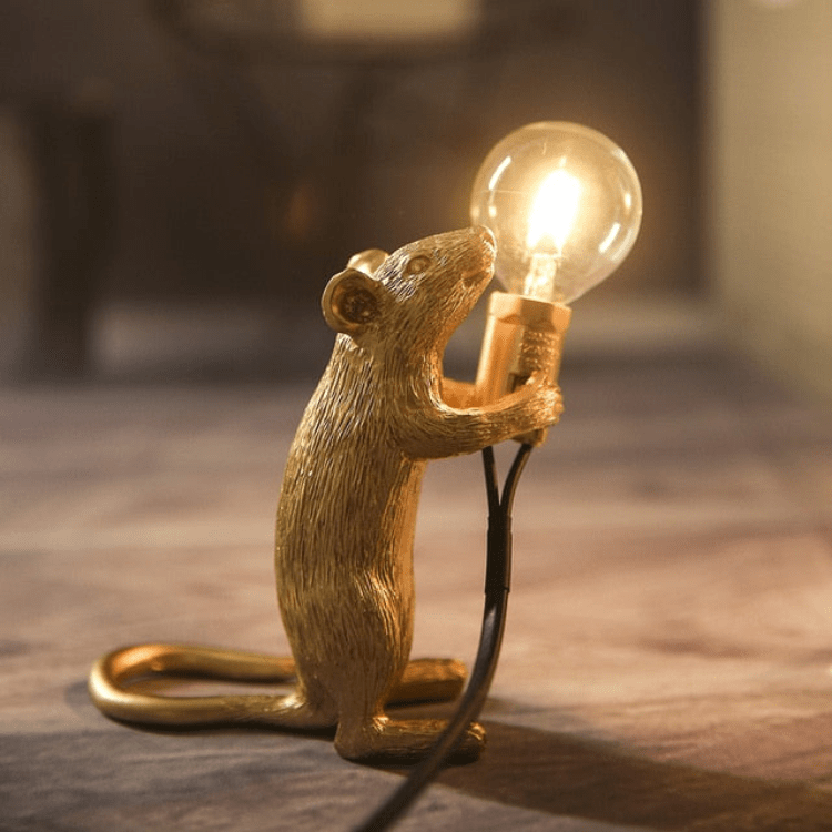 Doctor Mousey design muizenlamp unieke LED tafel- en plankverlichting