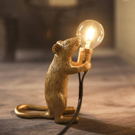Lampka projektanta Doctor Mousey, unikalne LED do stołu i półki