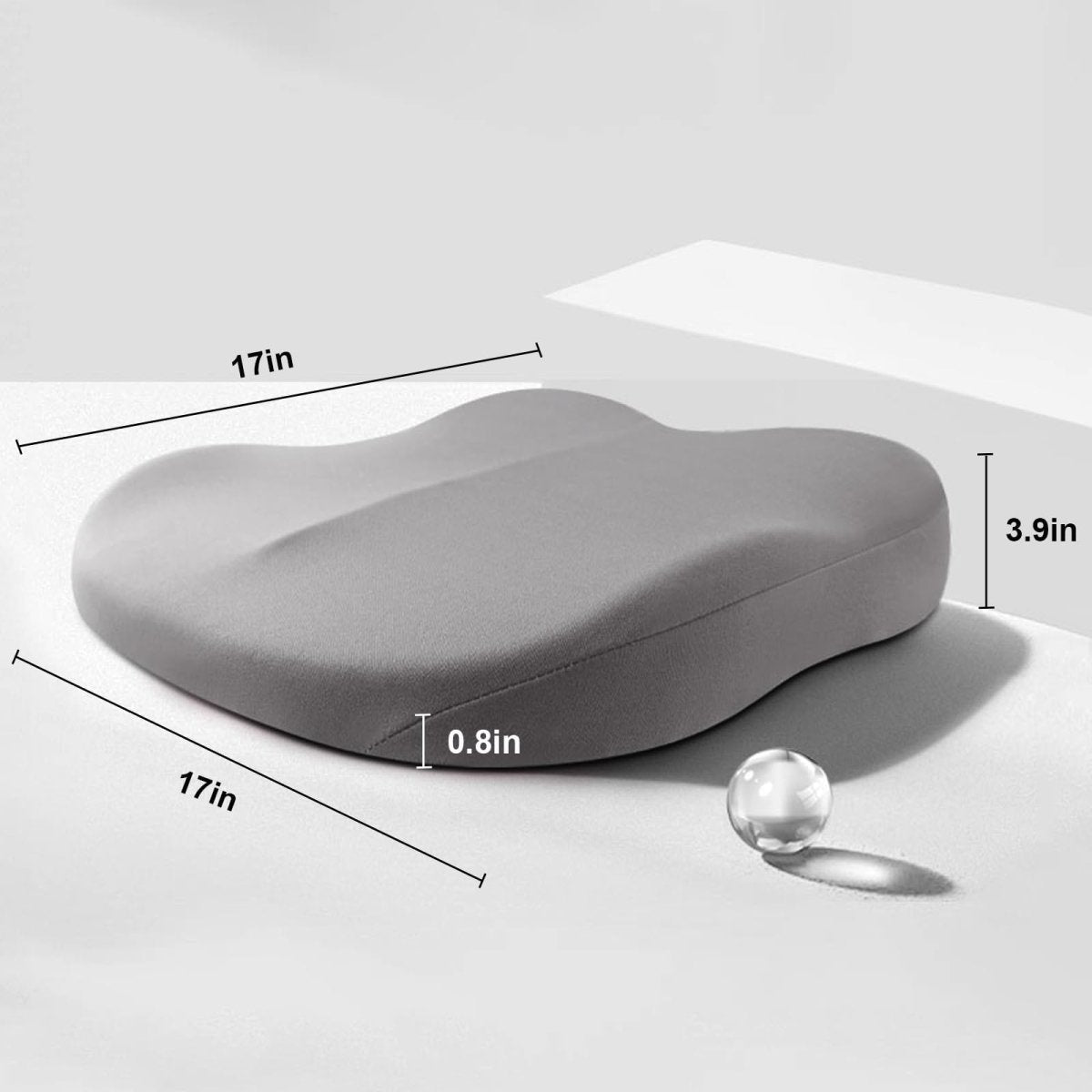 DriveUp memory foam bilforhøjer pude for komfort og højde
