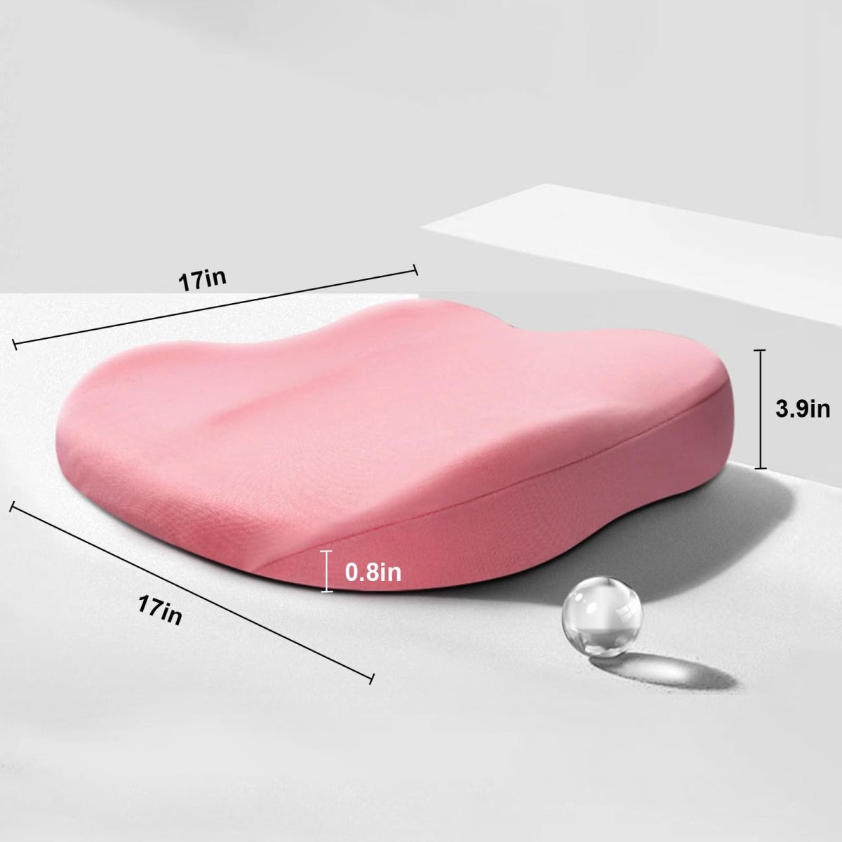 DriveUp memory foam bilforhøjer pude for komfort og højde