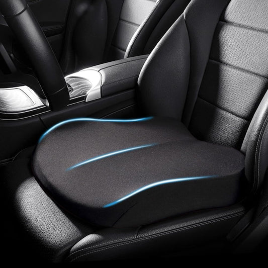 DriveUp Memory Foam Car Booster Cushion for Comfort and Height