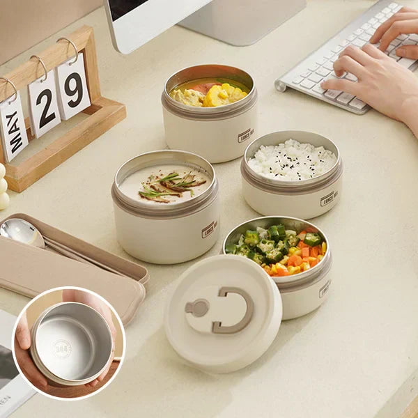 EcoLunch Isolierte Lunchbox für heiße und kalte Mahlzeiten unterwegs