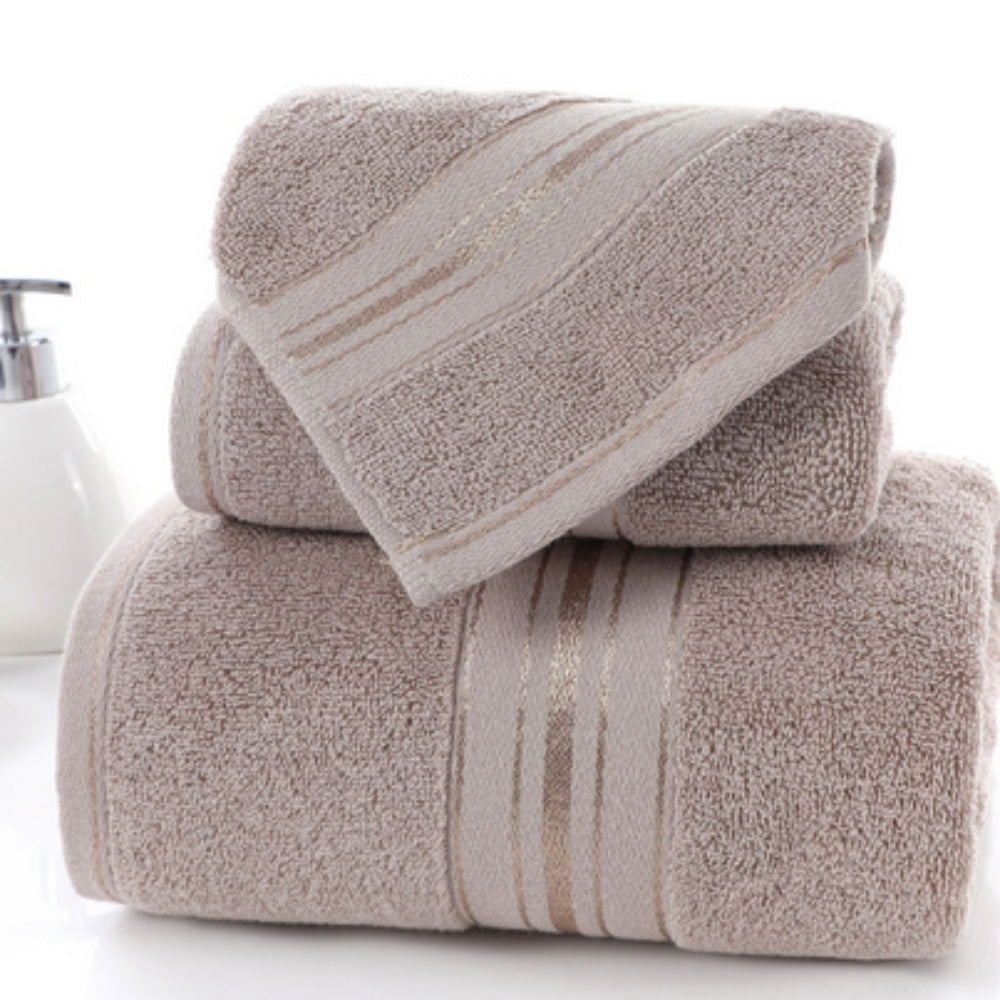 Egyptian Cotton Towel Set with Soft, Absorbent and Quick-Drying Design