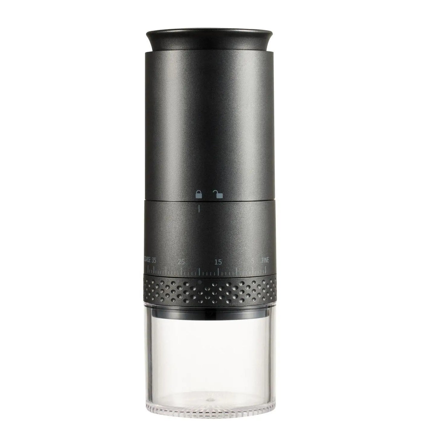 Elektrisk kaffekværn med justerbar kværn og USB genopladning