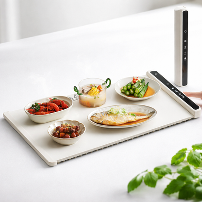 Electric Food Warming Mat Adjustable Heat Tabletop Serving Warmer