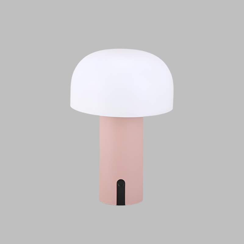 Elegante dimmbare Pilzlampe mit Touch-Steuerung und kabellosem Design