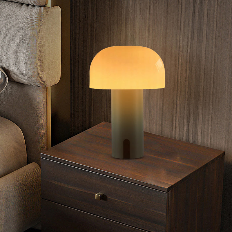 Elegante dimmbare Pilzlampe mit Touch-Steuerung und kabellosem Design