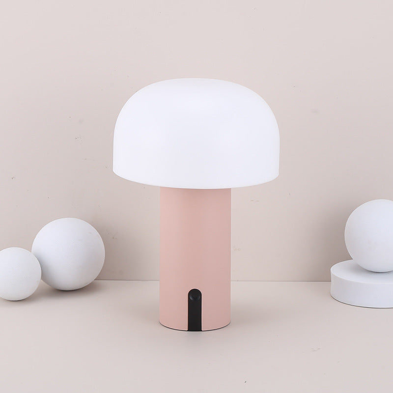 Elegante dimmbare Pilzlampe mit Touch-Steuerung und kabellosem Design