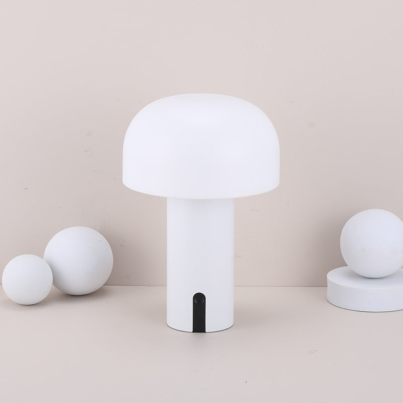 Elegante dimmbare Pilzlampe mit Touch-Steuerung und kabellosem Design