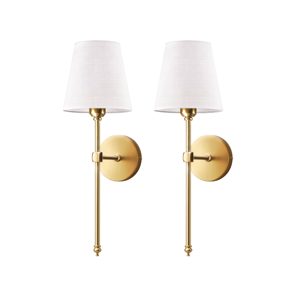 Elegancka, ściemniana, akumulatorowa lampa ścienna LED do nastrojowego oświetlenia wnętrz