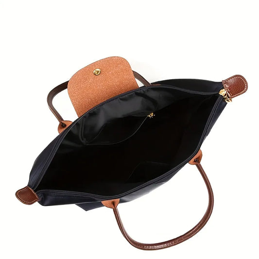 Elegante Damenhandtasche, geräumige Schultertasche mit mehreren Fächern