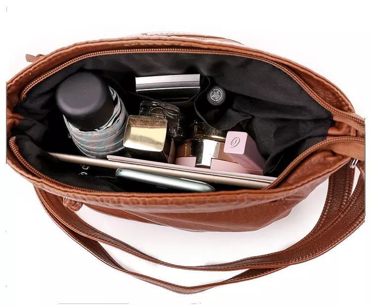 ElegantCraft Genuine Leather Shoulder Bag for Women