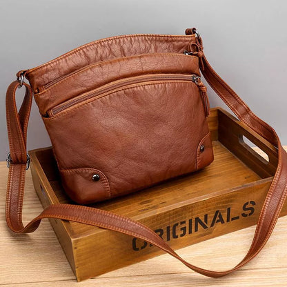 ElegantCraft Genuine Leather Shoulder Bag for Women