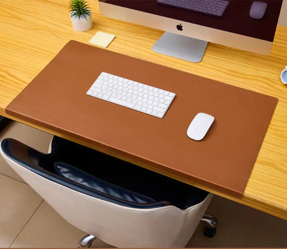 Ergonomische PU Leren Bureaumat met Polssteun