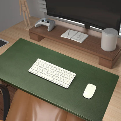 Ergonomische PU Leren Bureaumat met Polssteun