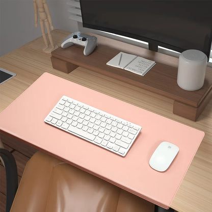 Ergonomische PU Leren Bureaumat met Polssteun
