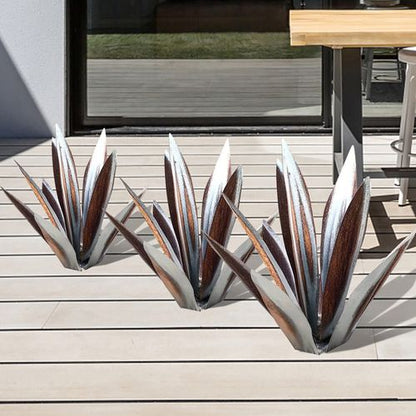 Eternal Agave Metal Have Skulptur Indendørs Udendørs Dekoration