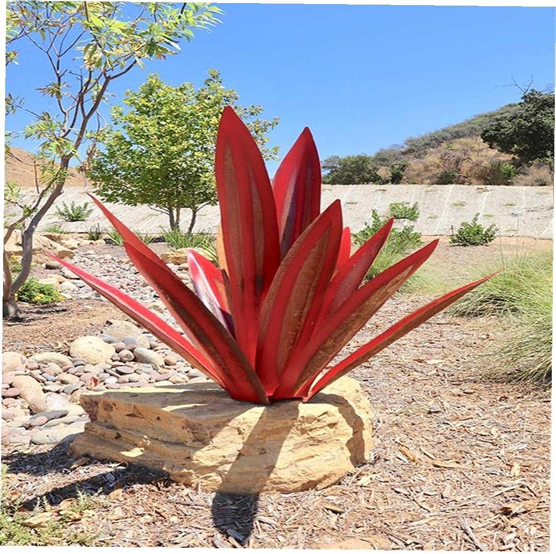 Eternal Agave Metal Have Skulptur Indendørs Udendørs Dekoration