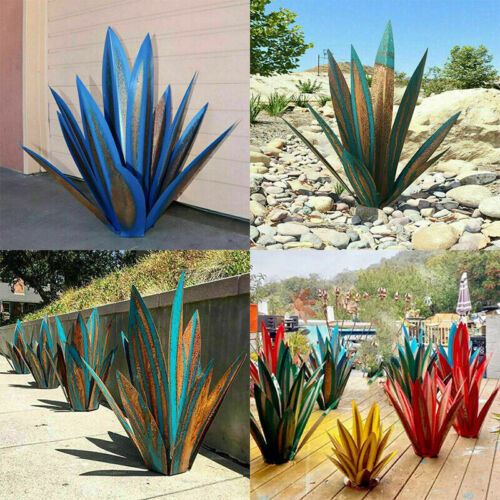 Eternal Agave Metal Have Skulptur Indendørs Udendørs Dekoration