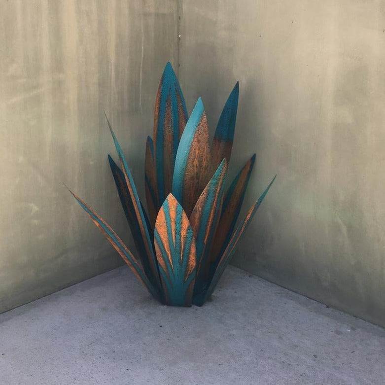 Eternal Agave Metal Have Skulptur Indendørs Udendørs Dekoration