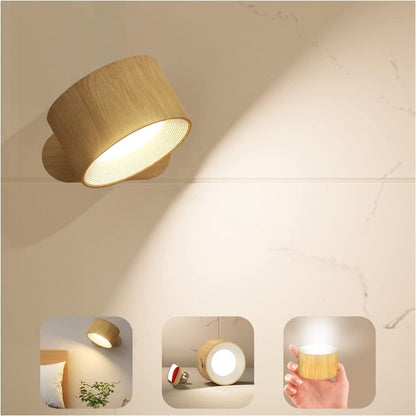 Eternity Glow draadloze LED-wandlamp met afstandsbediening en verstelbare verlichting