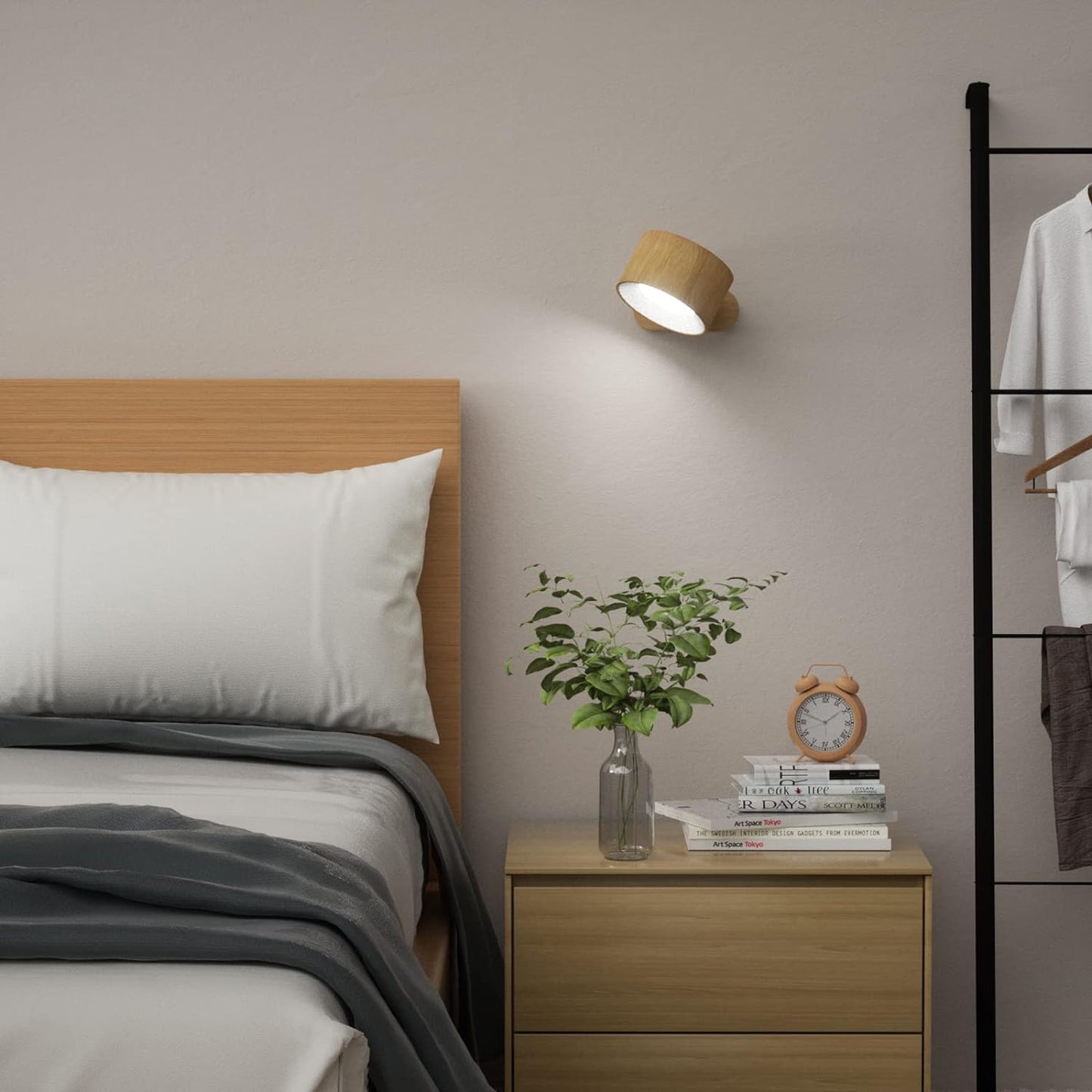 Eternity Glow draadloze LED-wandlamp met afstandsbediening en verstelbare verlichting