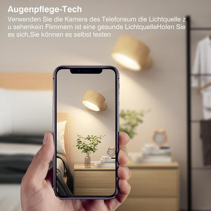 Eternity Glow draadloze LED-wandlamp met afstandsbediening en verstelbare verlichting