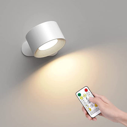 Eternity Glow draadloze LED-wandlamp met afstandsbediening en verstelbare verlichting