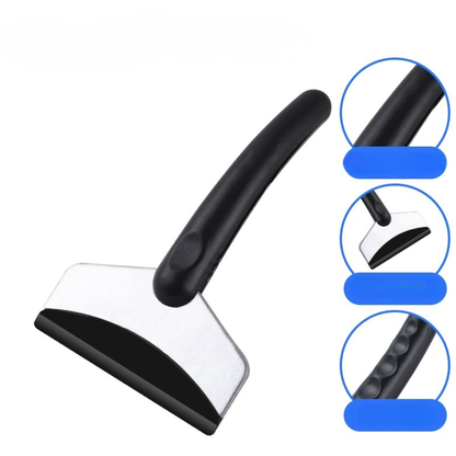 Extended Reach Car Ice Scraper With LED Light Winter Window Defroster