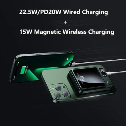 FasterCharge Pro magnetische draadloze powerbank 22,5W snel opladen draagbare MagSafe oplader