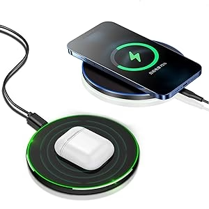 30W Fast Wireless Charging Pad with USB C
