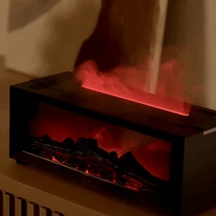 Flamora Pejs Luftfugter LED Flamme Stemningslampe