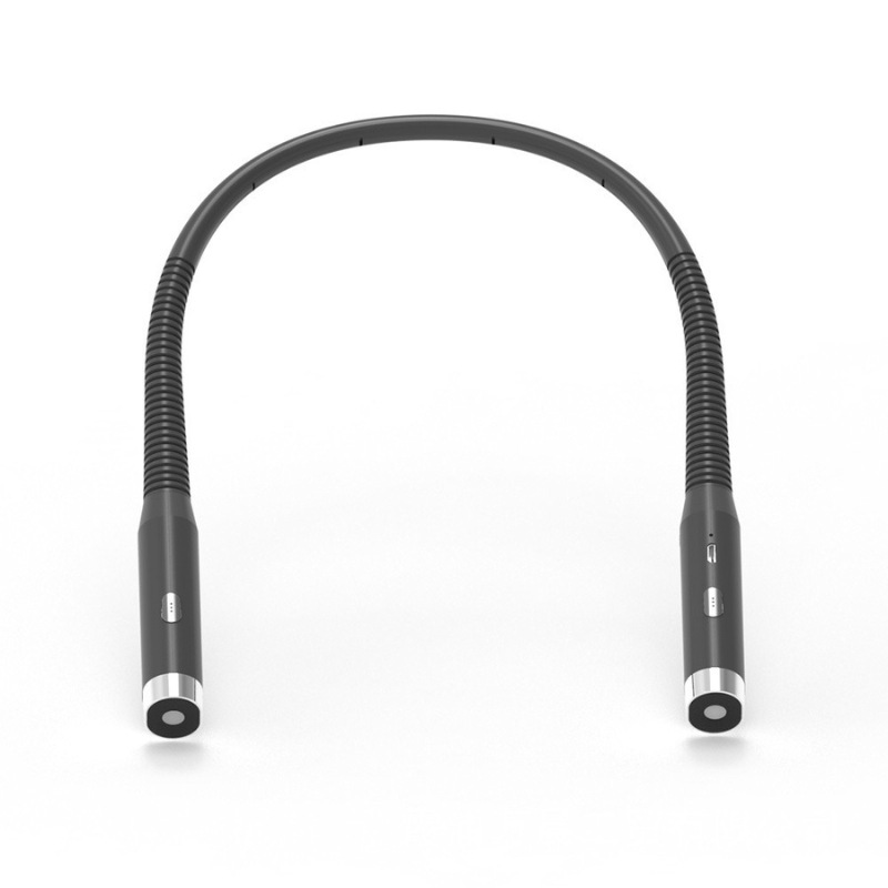 FlexRead nakkelæselampe med justerbare arme og USB-genopladeligt, håndfrit design