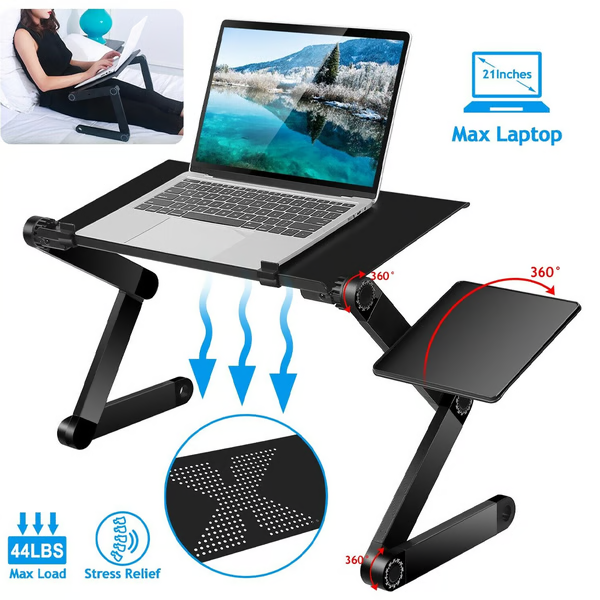 FlexStand 360 Adjustable Laptop Stand Portable Ergonomic Desk
