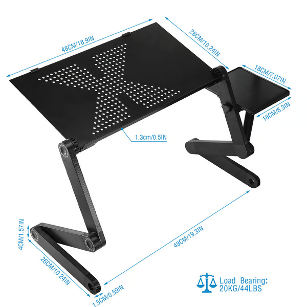 FlexStand 360 Adjustable Laptop Stand Portable Ergonomic Desk