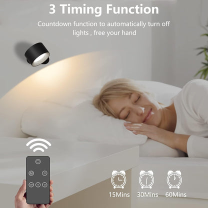 FlexiLamp Kabellose Wiederaufladbare 360 LED-Wandlampe