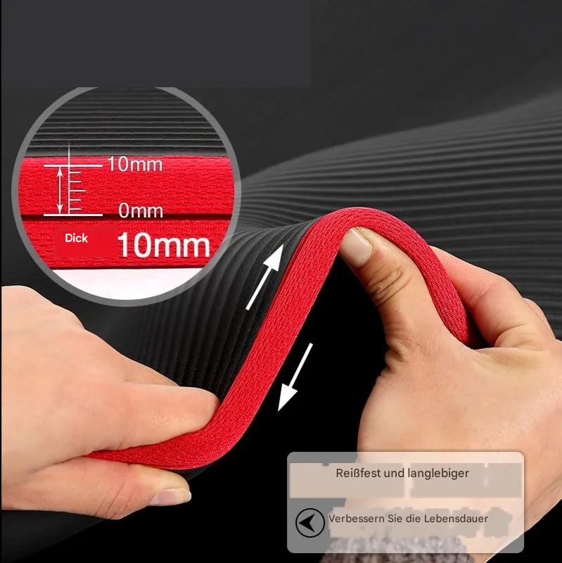 FlexiMat Extra Thick Non Slip Yoga Mat 10mm Exercise Fitness Mat