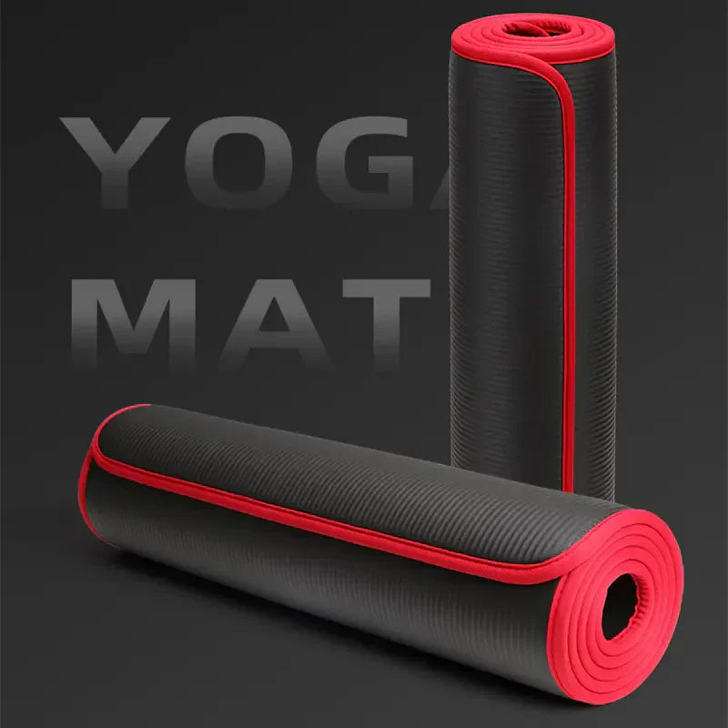 FlexiMat Extra Thick Non Slip Yoga Mat 10mm Exercise Fitness Mat