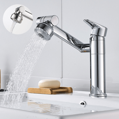 FlexiSpout 360° Flexibler Waschbeckenhahn mit Doppelstrahlfunktion