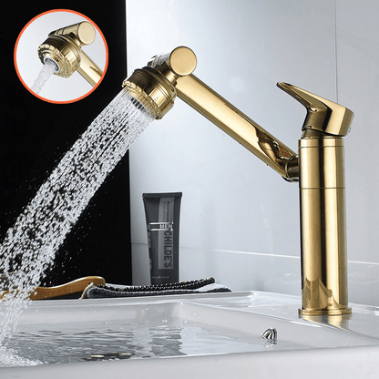 FlexiSpout 360° Flexibler Waschbeckenhahn mit Doppelstrahlfunktion