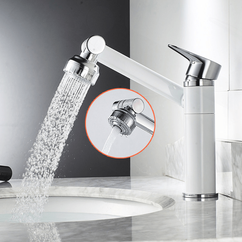 FlexiSpout 360° Flexibler Waschbeckenhahn mit Doppelstrahlfunktion