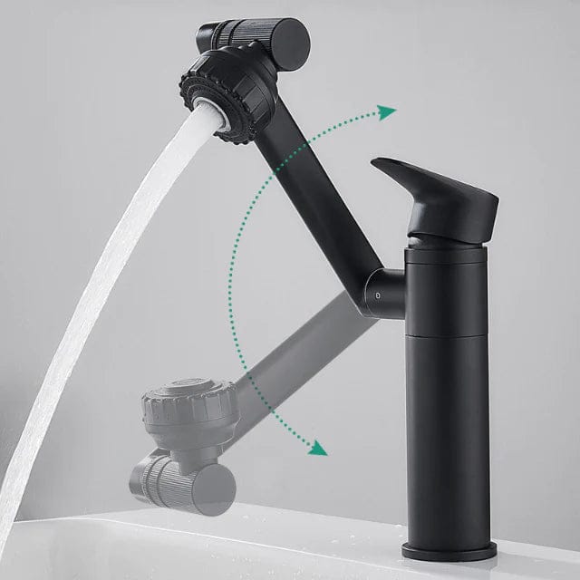 FlexiSpout 360° Flexibler Waschbeckenhahn mit Doppelstrahlfunktion